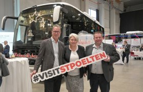 v.l.n.r.: Stefan Bauer – Tourismusdirektor St. Pölten, Michaela Zeiler – Niederösterreich Werbung, Michael Kurtze – MK Tourismuswerbung/ Veranstalter , © Josef Vorlaufer 