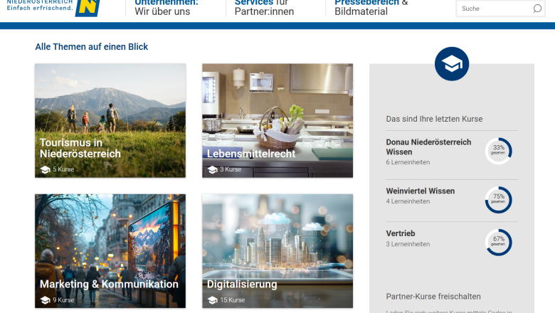 Umfrage zur E-Learning- und Wissensplattform, &copy; N&Ouml; Werbung