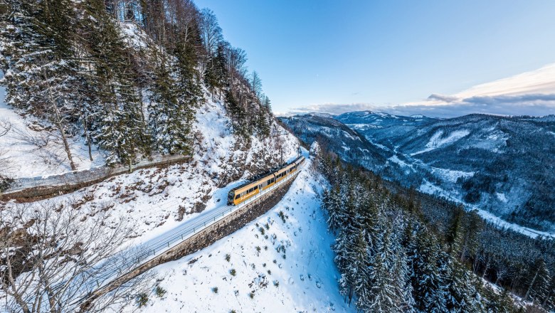 Mariazellerbahn im Winter, © NB_Wegerbauer