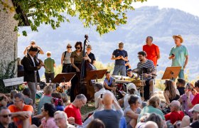 Gipfelklaenge 2024 Trio ProzorovFerstlDès, © Fred Lindmoser