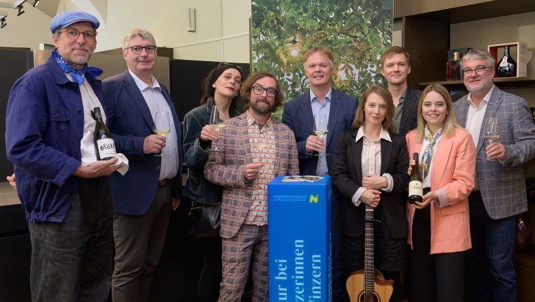 Organisatorenteam "Kultur bei Winzerinnen und Winzern" 2026, &copy; Attila Molnar