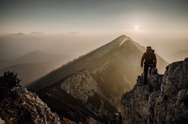 Die einen wollen runterkommen, die anderen raufgehen., © Max Mauthner